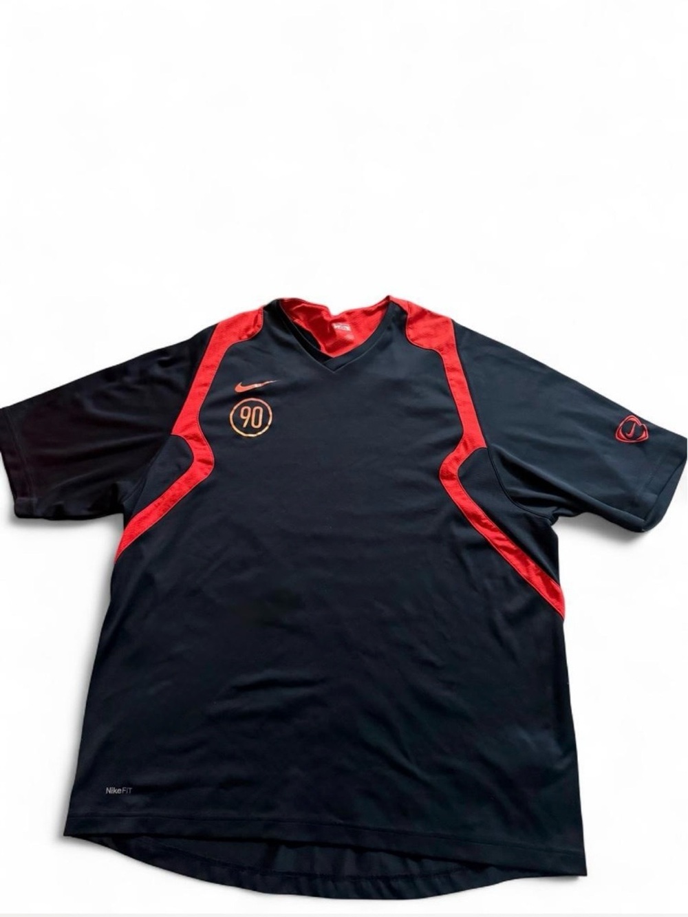 Nike Men’s Black & Red Athletic Soccer Jersey